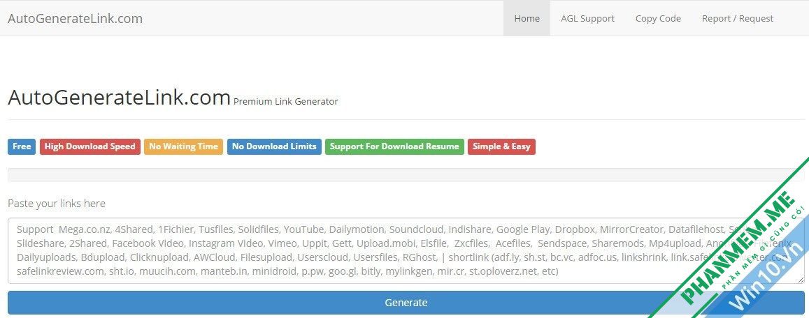 Getlink mega.nz - tải mega.nz trực tiếp bằng IDM 2 getlink