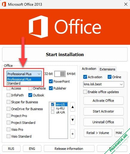 Download Microsoft Office 2013 Pro Plus (SP1) mới nhất 4 Microsoft Office 2013 Professional Plus / Standard + Visio + Project Repack