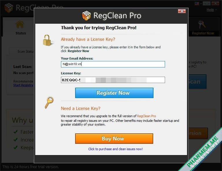 Tải RegClean Pro 8.45.81.1206 - Dọn dẹp, tối ưu registry 5 RegClean Pro