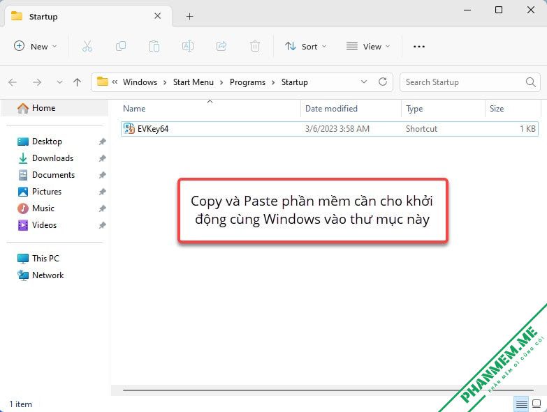 Cách chọn phần mềm, ứng dụng khởi động cùng Windows 11, 10 3 Chọn phần mềm khởi động cùng Win 11