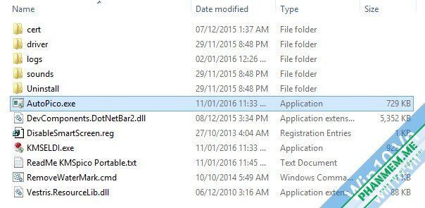 Tải KMSpico v10.2.0 kích hoạt Windows và Office 4 AutoPico.exe