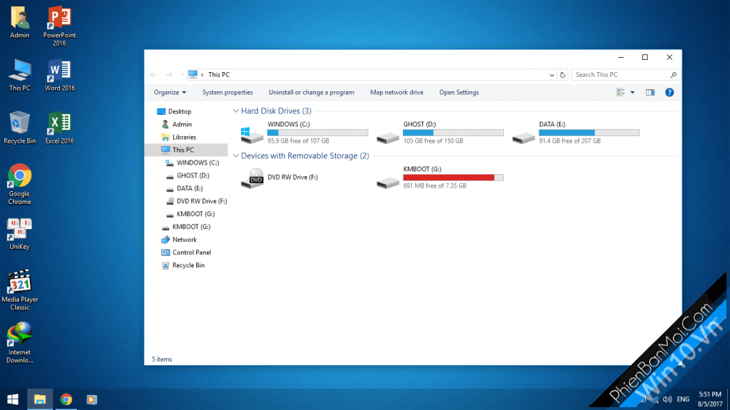 Ghost Windows 17 - Bản ghost Windows 10 nhanh nhất cho máy tính của bạn! 4 ghost win 17 - hình 2