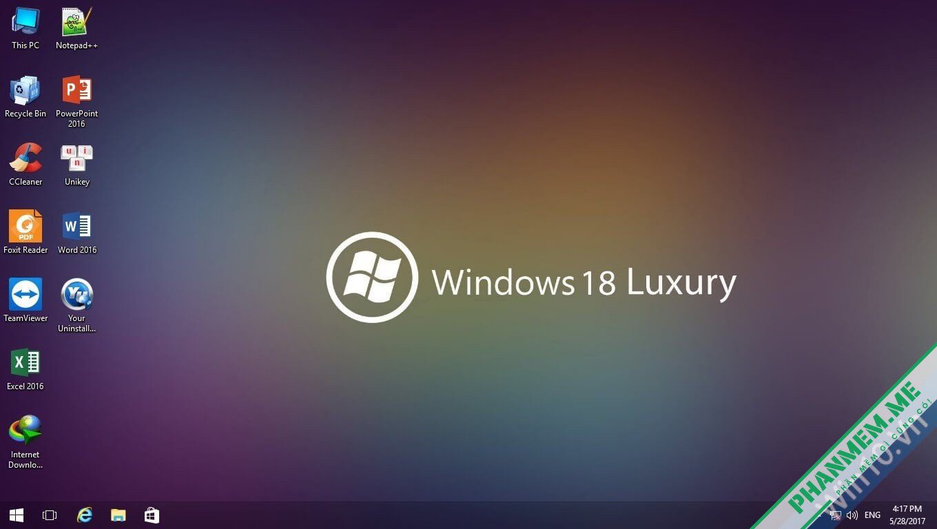 Download Ghost Win 10 "Windows 18 Luxury" 32bit & 64bit - Full Soft 2 Ghost Windows 18 Luxury