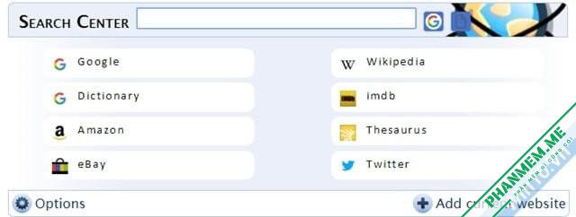 25 Addons Chrome giúp bạn làm việc hiệu quả hơn 4 Search Center Chrome Extension