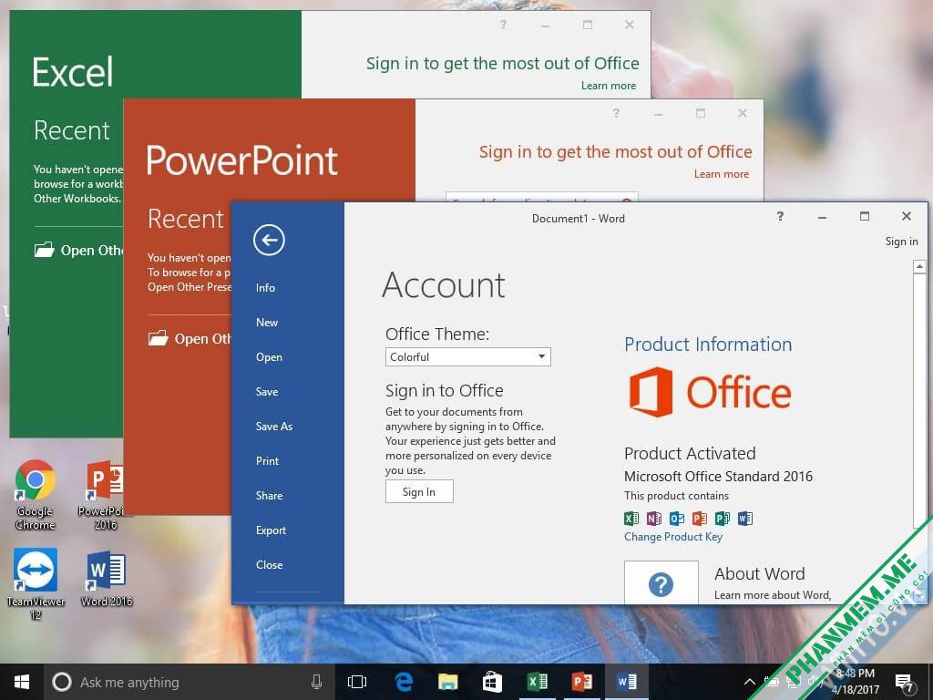 Ghost Windows 10 1703 by ThienIT 32bit + 64bit, Legacy & UEFI 11 ghost win 10 1703 - office