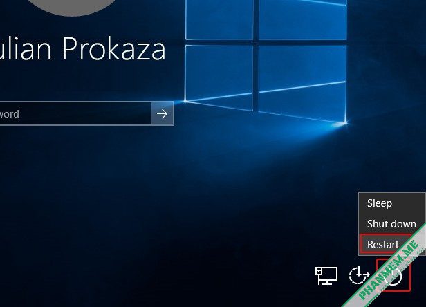 Cách vào Safe Mode Win 10 khi khởi động, Win 7, Win 8, Windows XP 7 Lock Screen Restart
