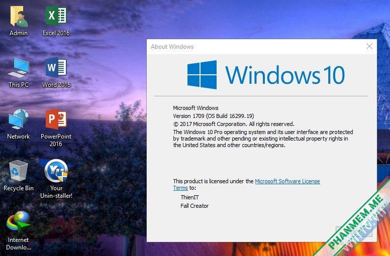 Ghost Windows 10 1709 Full Soft Full Driver 32bit 64bit by ThienIT 2 Ghost win 10 1709