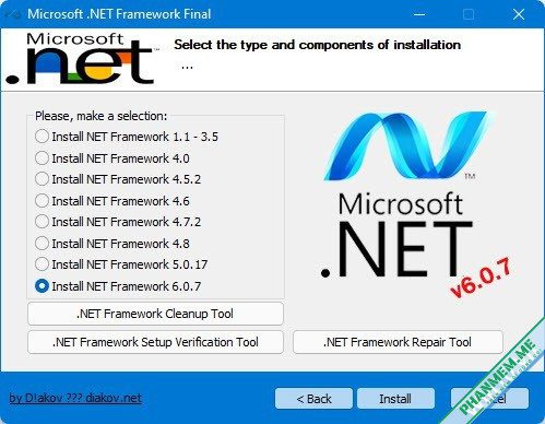 Download .NET Framework 1 2 3 4 5 6 7 8 9 10 Offline Installer 2 Microsoft .NET Framework 1.1 - 6.0.7 Final