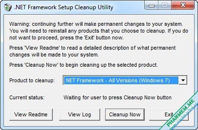Download .NET Framework 1 2 3 4 5 6 7 8 9 10 Offline Installer 4 .NET Framework Cleanup Tool