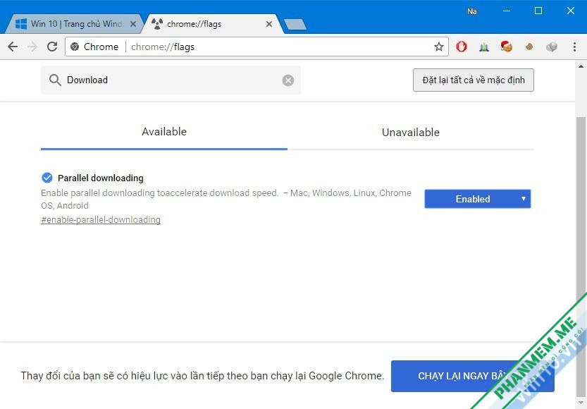 Kích hoạt tính năng tăng tốc download trên Google Chrome 4
