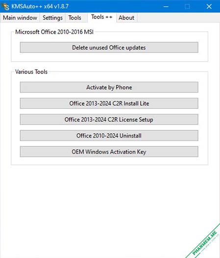 Download KMSAuto++ Portable v1.9.9 b09 - Active Windows & Office 7 Tool++ KMSAuto