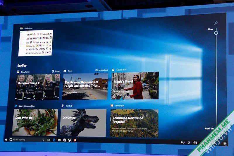 Windows 10 1803 - Redstone 4 có gì mới? 3 Timeline Windows 10