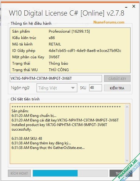 Digital License v3.7 - Active Windows 10 bản quyền kỹ thuật số vĩnh viễn 3 Active Windows 10 bản quyền kỹ thuật số vĩnh viễn - hình 3