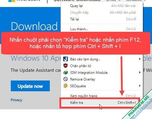 4 Cách Download Windows 10, 11 từ Microsoft, mọi phiên bản, 32bit, 64bit 3 F12 google chrome