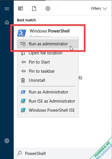 Cách sửa lỗi không tìm thấy Microsoft Store, cài lại Windows 10 Store 8 Windows PowerShell