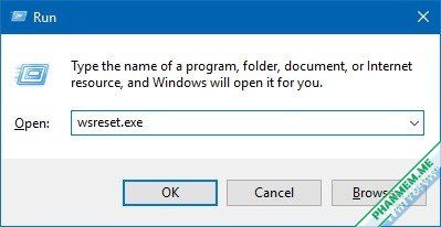 Cách sửa lỗi không tìm thấy Microsoft Store, cài lại Windows 10 Store 6 Reset the Windows Store Cache