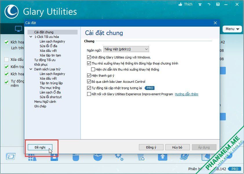 Download Glary Utilities Pro 6.37.0.41 Phần mềm dọn dẹp máy tính 7 Cài đặt Glary Utilities Pro 5