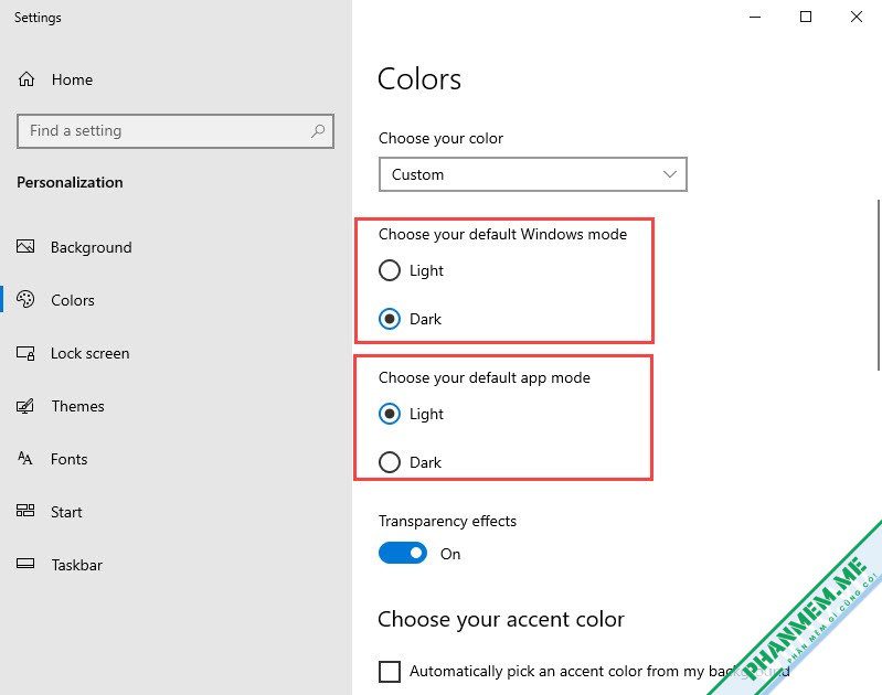 Windows 10 19H1 có gì mới? Những tính năng mới trong Win 10 1903 4 Light - Dark Windows 10