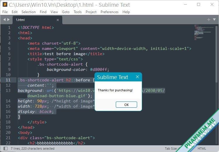 Download Sublime Text 4 Build 4192 64bit - soạn thảo code 4 Sublime Text 4