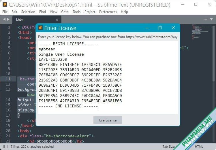 Download Sublime Text 4 Build 4192 64bit - soạn thảo code 3 Sublime Text 4 License Key