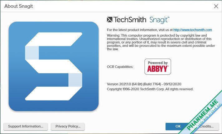 Techsmith Snagit 2025 v26.1.0.10201 - Phần mềm chụp ảnh màn hình 8 TechSmith Snagit 21