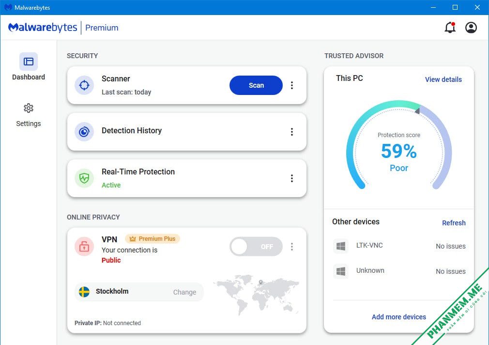 Download Malwarebytes Premium 5.4.8.232 + Key Malwarebytes bản quyền vĩnh viễn 2 Malwarebytes 5