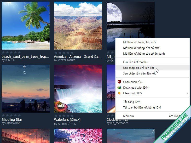 Download Wallpaper Engine v2.6.21 - Tạo hình nền động cho desktop 4 Sao chép địa chỉ liên kết (Copy link)