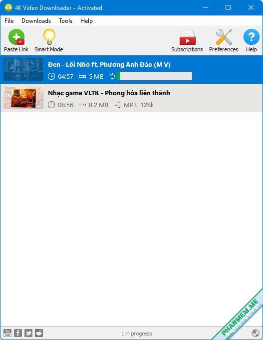 Tải 4K Video Downloader+ và 4K YouTube to MP3 26.0.8.0295 12 Download mp4 youtube 4K Video Downloader