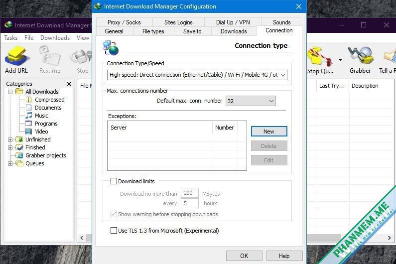 Download idm v6.42.64+ Portable - Không bị báo Fake Serial 8 Tăng tốc độ tải IDM