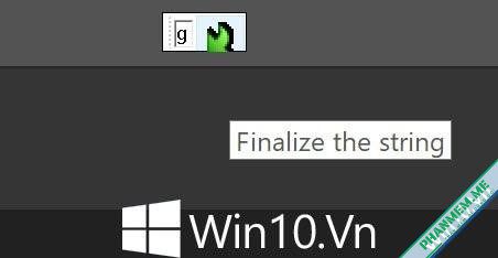 Cách khắc phục, Tắt Finalize the string trong Windows 10 2 Finalize the string
