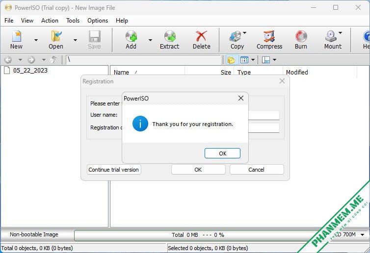 Download PowerISO 9.3 - Phần mềm ghi đĩa, tạo đĩa ảo 3 Serial Key PowerISO