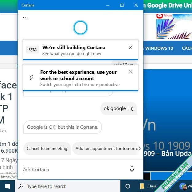 Những tính năng mới trong Windows 10 20H1 - 2004 - May 2020 Update 4 Cortana Windows 10