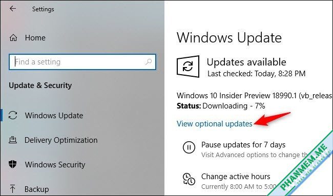 Những tính năng mới trong Windows 10 20H1 - 2004 - May 2020 Update 2 View optional updates Windows 10