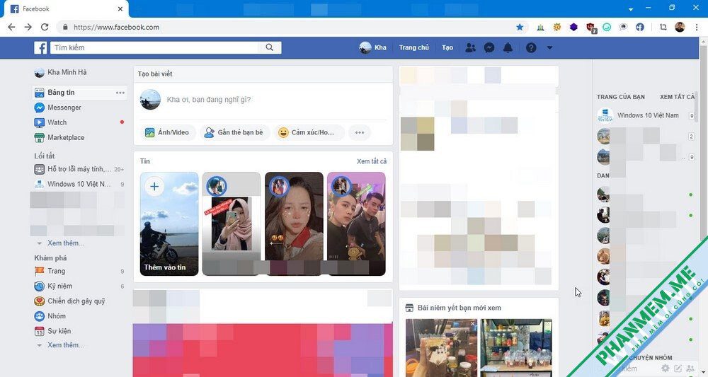 Cách thay đổi giao diện Facebook cũ trên máy tính Windows 4 Sử dụng Facebook giao diện cũ