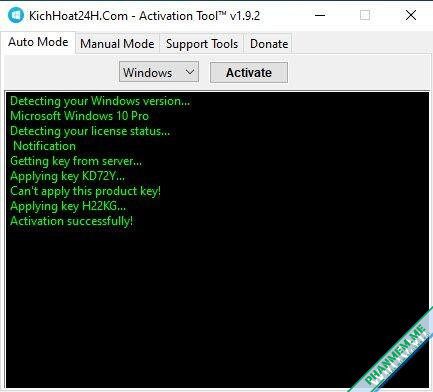 ActivationTool - kichhoat24h - Active Key Win 10 bản quyền 7 Activation Tool Active Win 10 Pro