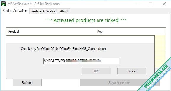 Cách backup & restore bản quyền Windows 10, 11, Office các phiên bản 5 Sao lưu bản quyền Office