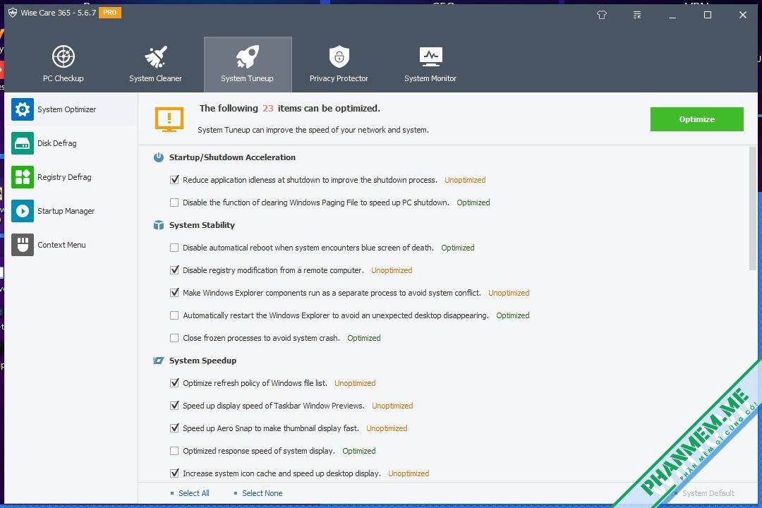 Download Wise Care 365 Pro 7.3.5.722 + Key + Portable 4 Wise Care 365 Pro System Tuneup