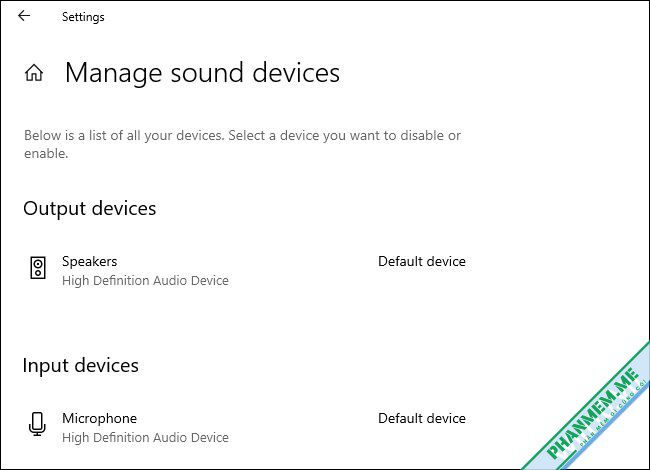 Download Windows 10 21H2 Home, Pro, Education, Enterprise 32bit + 64bit 9 Cài đặt thiết bị âm thanh Windows 10