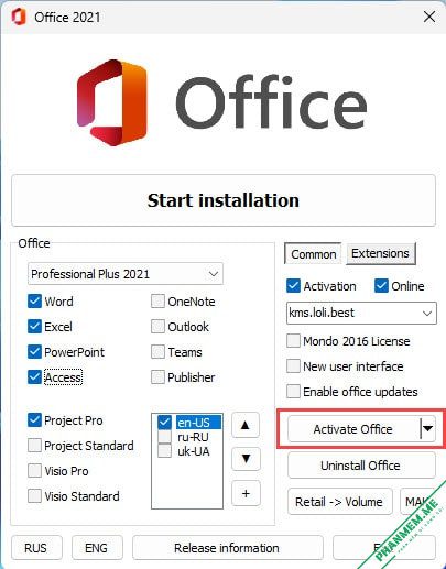 Download Microsoft Office 2021 Professional Plus + Key 10 Kích hoạt Office 2021 Pro Plus