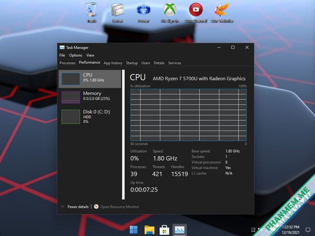 Windows 11 Pro Lite Phoenix LiteOS Presents: CleanOS 11 Pro 7 Ram CPU using Lite Phoenix LiteOS Presents: CleanOS 11 Pro