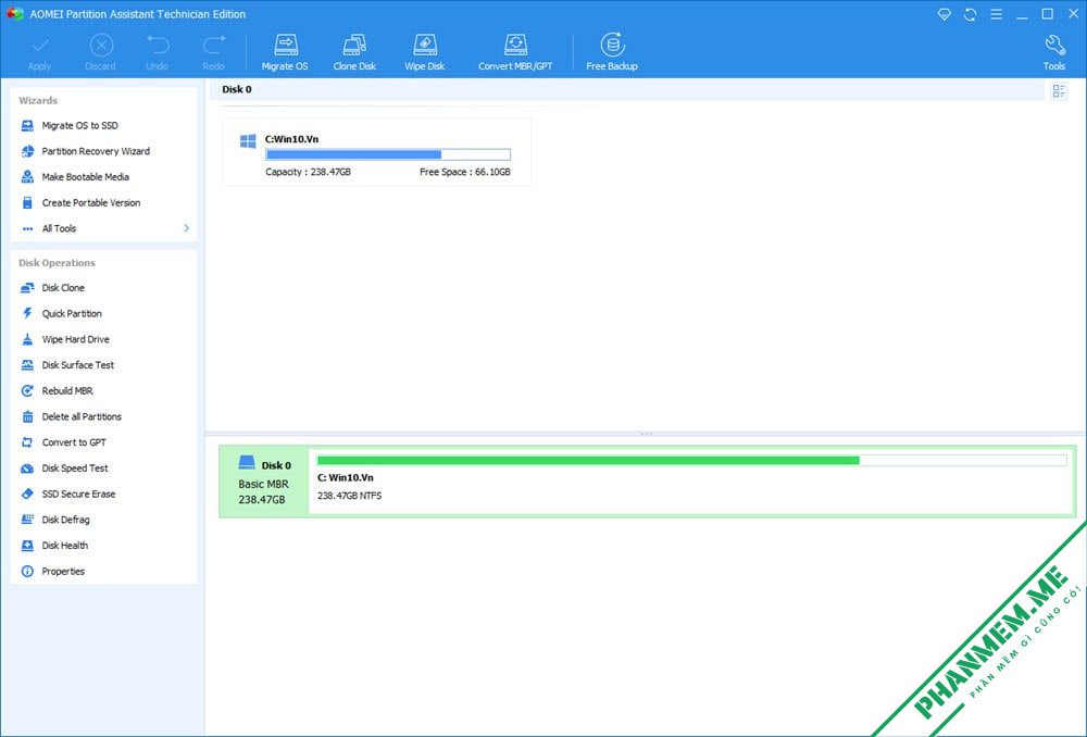 AOMEI Partition Assistant Technician v10.10.0 | Quản lý phân vùng, ổ đĩa 2 AOMEI Partition Assistant Technician