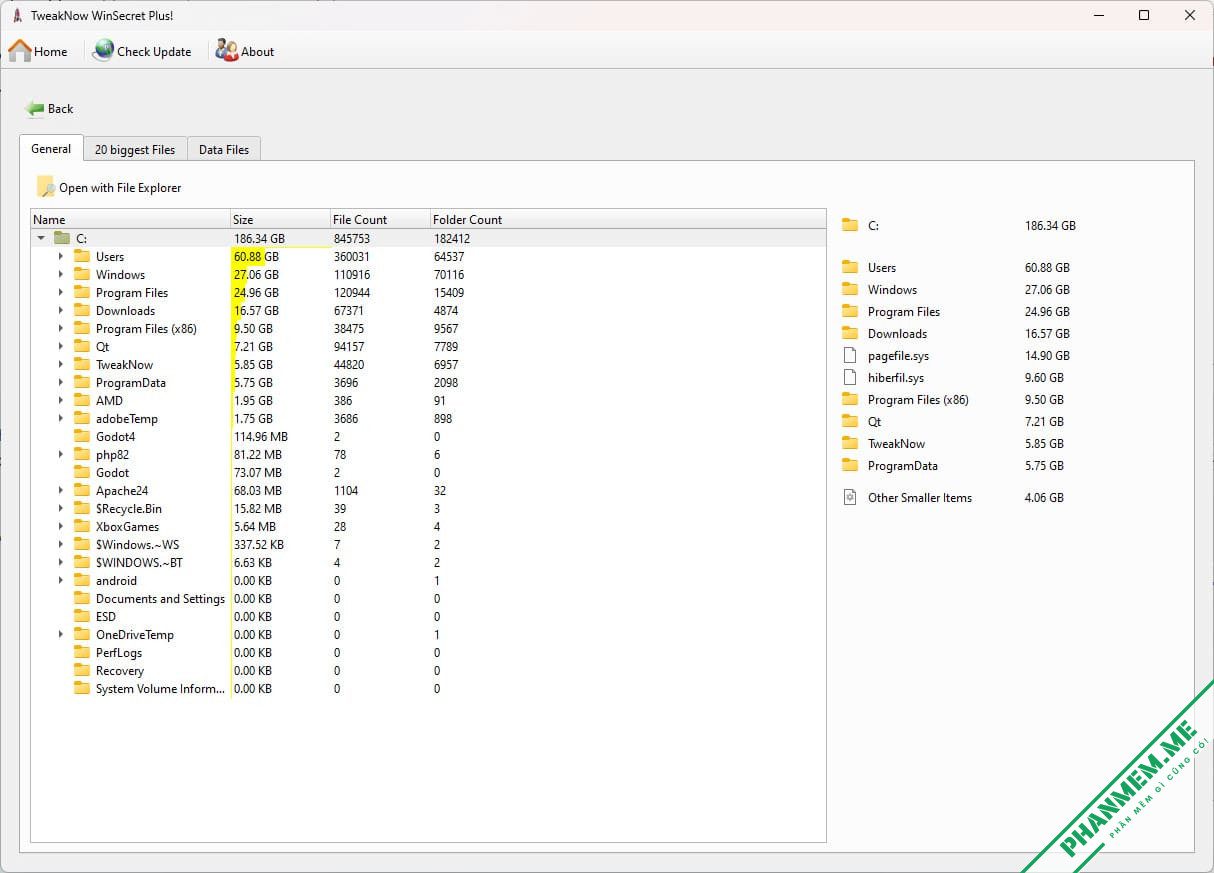 TweakNow WinSecret Plus! 8.8.0 cho Windows 11 và 10 2 TweakNow WinSecret Plus cho Windows 10, 11
