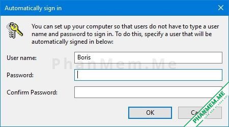 Cách đăng nhập máy tính mà không cần mật khẩu - Bypass Administrator Password 11 automatically sign in