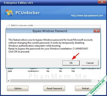 Cách đăng nhập máy tính mà không cần mật khẩu - Bypass Administrator Password 3 Bypass Windows Password
