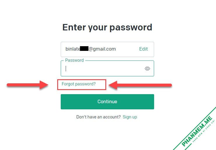Cách đổi mật khẩu tài khoản ChatGPT - OpenAI 3 Forgot password ChatGPT