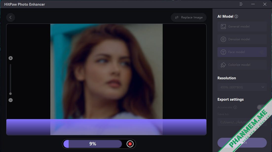 HitPaw Photo Enhancer 2.2.3.2 + Portable - App làm rõ ảnh mờ 4 HitPaw Photo Enhancer phục hồi ảnh cũ