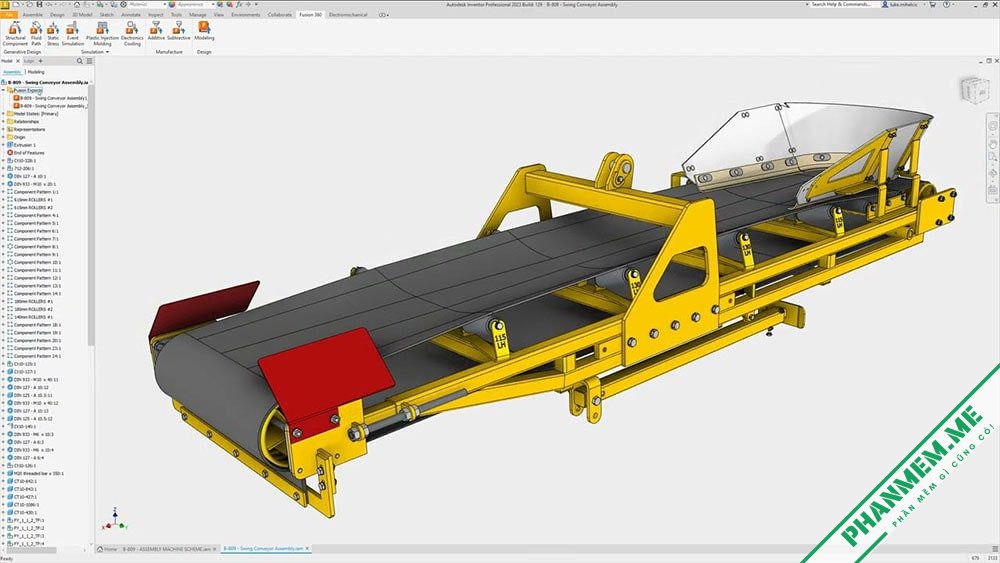 Autodesk Inventor Pro 2024.2.1 thiết kế và mô phỏng 3D chuyên nghiệp 3 Autodesk Inventor Pro 2023 thiết kế và mô phỏng 3D chuyên nghiệp