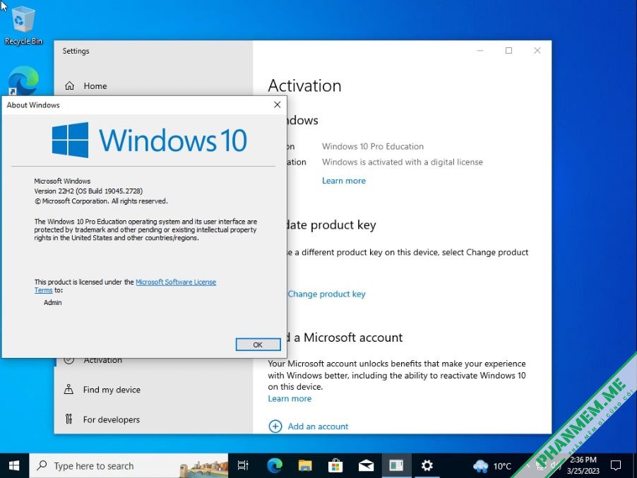 Windows 10 22H2 AIO 16in1 19045.5011 có Office 2021 Pro Plus 4 Windows 10 16in1 22H2 build 19045.2728