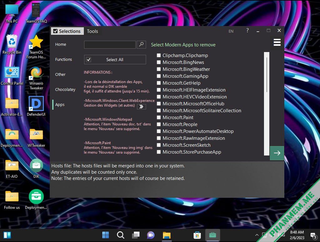 PowerFull OS - Win 11 Lite - bỏ qua yêu cầu TPM tác giả Jerry_Xristos 25 PowerFull OS Deployment IumKit x64 SFX - 5