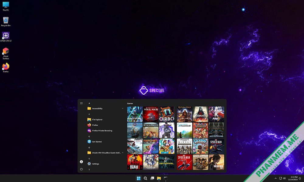Download Windows 11 23H2 Lite Home + Pro by Ghost Spectre 8 Windows 11 Home + Pro Lite 23H2 Ghost Spectre start menu